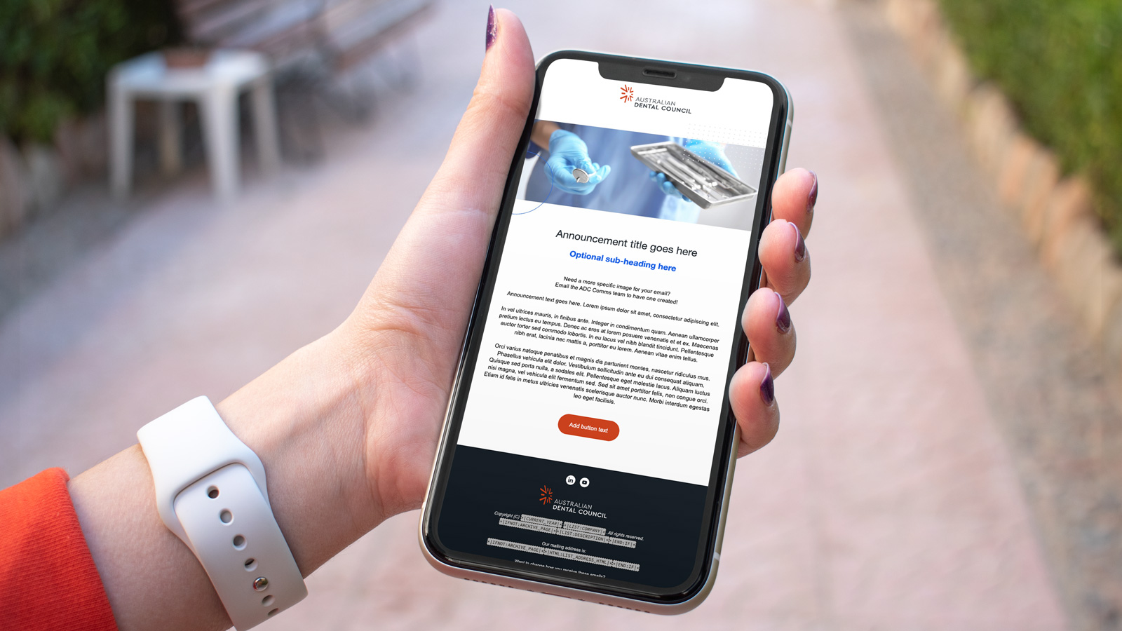 ADC email design