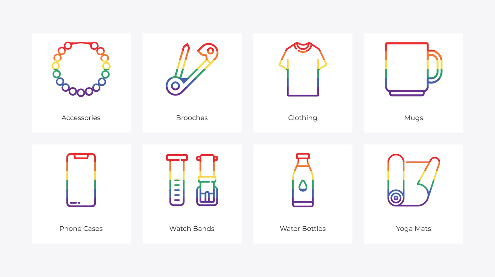Lucid Rainbow Icons